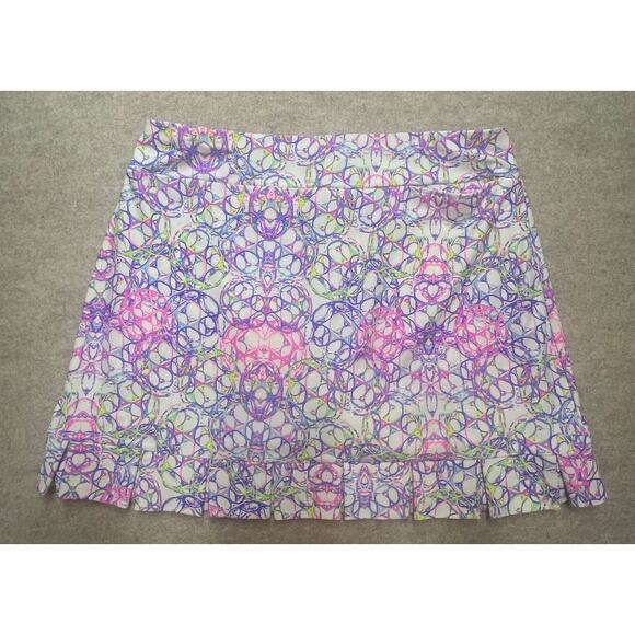Tzu Tzu Samba Skort XL Bright Print UPF 50 Athletic Tennis Skirt - Picture 2 of 6